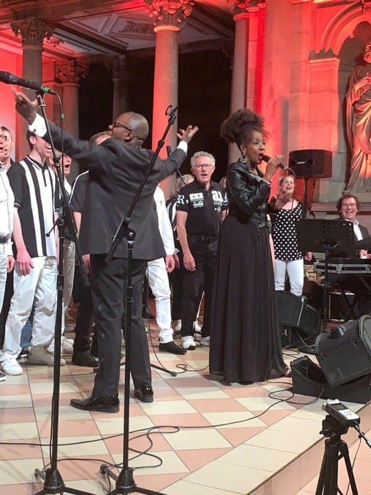 Spectacle choral en architecture historique