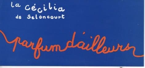 Affiche spectacle Parfum d'ailleurs années 1990
